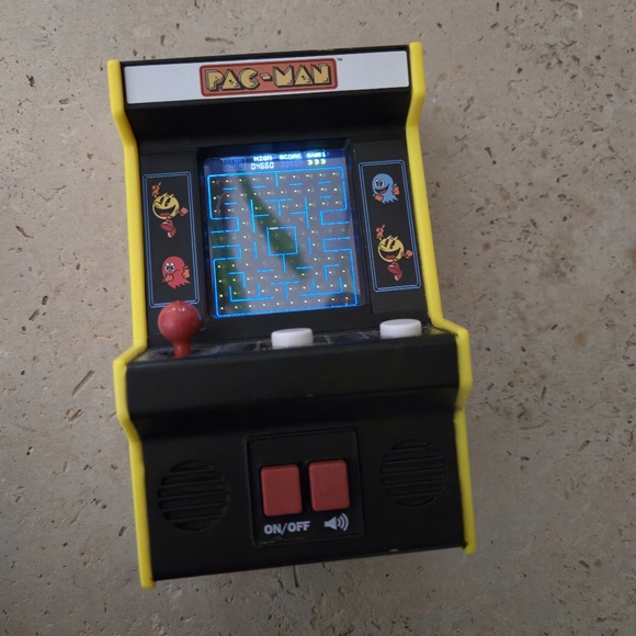 Pac Man Other - Handheld Mini PAC Man Game Arcade Retro Entertainment Everyone Car Plane